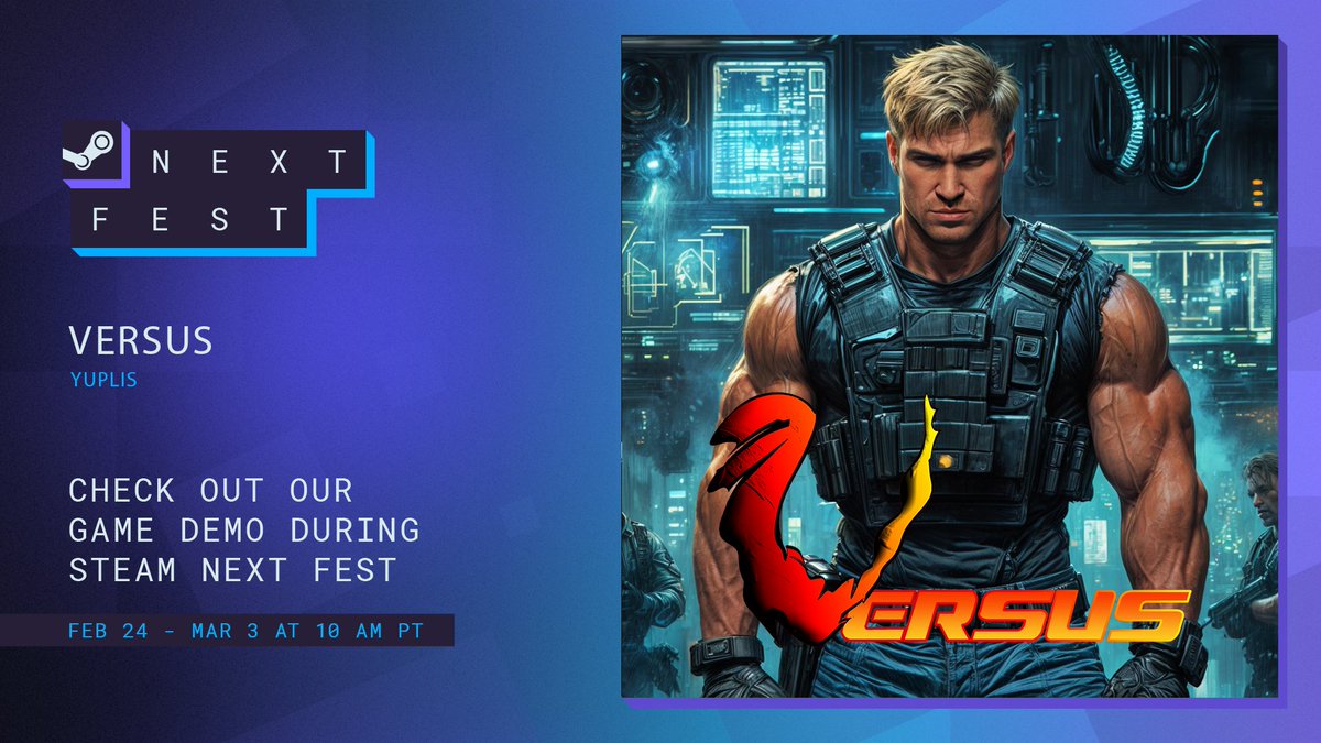 YuplisGL's tweet image. Explore Isolux in a new adventure and face powerful enemies! ⚔️ Versus is on #SteamNextFest with a playable demo. Don&apos;t miss it—Wishlist now! 🕹️🔥 #WishlistWednesday

store.steampowered.com/app/3372100/Ve…