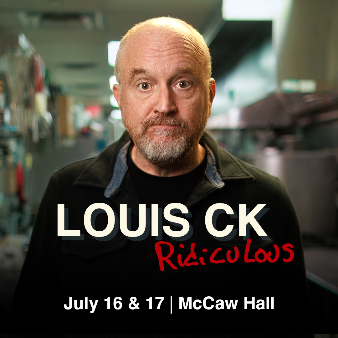 McCaw Hall (@mccawhall) on Twitter photo JUST ANNOUNCED! Louis C.K.: Ridiculous is coming to <a href="/McCawHall/">McCaw Hall</a> at <a href="/seattlecenter/">Seattle Center</a> for two shows, July 16 & 17 at 7:30pm!
📢 Venue Presale: Thu, Feb 27, 10am PT - Fri, Feb 28, 9am PT code COMEDY
📢 Onsale: Fri, Feb 28 at 10am PT
🎟️ >> Tickets and Info at brnw.ch/21wQYdE JUST ANNOUNCED! Louis C.K.: Ridiculous is coming to <a href="/McCawHall/">McCaw Hall</a> at <a href="/seattlecenter/">Seattle Center</a> for two shows, July 16 & 17 at 7:30pm!
📢 Venue Presale: Thu, Feb 27, 10am PT - Fri, Feb 28, 9am PT code COMEDY
📢 Onsale: Fri, Feb 28 at 10am PT
🎟️ >> Tickets and Info at brnw.ch/21wQYdE