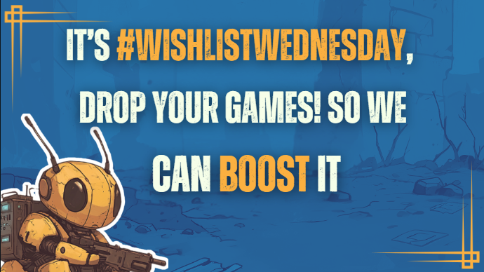 itsbasedgamejam's tweet photo. ⚔️ Based Devs, drop your games! ⚔️
It’s #WishlistWednesday, and we’re boosting indie games that put fun over forced politics. 🎮🔥
🚀 Reply with your game
🔥 Just passion, skill, and real creativity
Let’s support devs who actually care! 👇 #IndieGame #BasedGaming https://t.co/C0bE5Cey2W