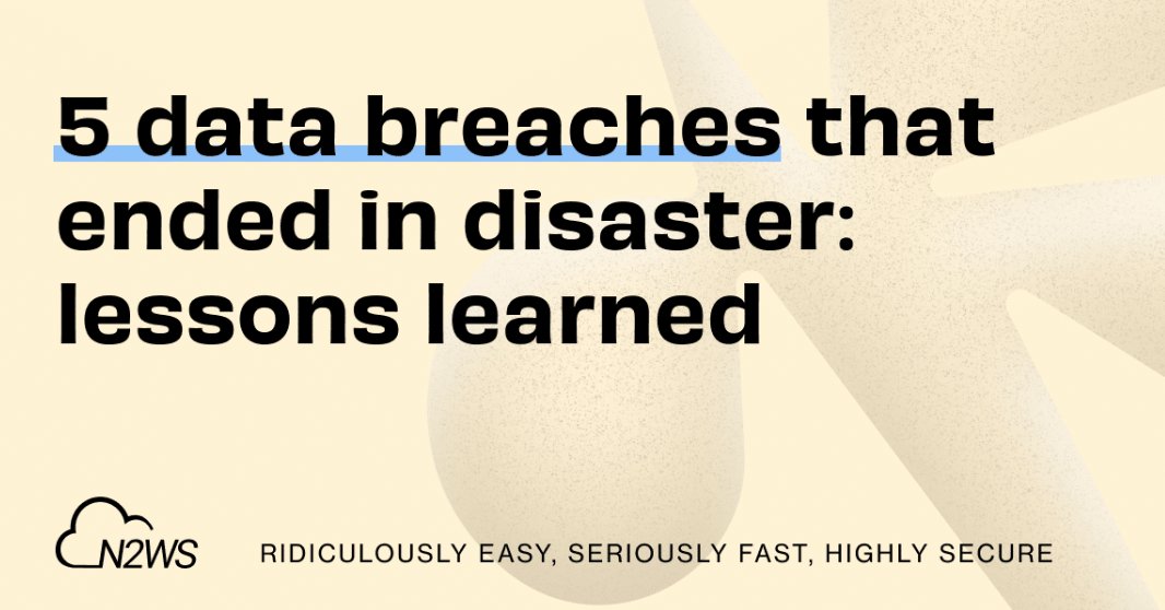 We reveal 5 jaw-dropping cases where #cyberattacks didn't just damage businesses—they completely wiped them out of existence.

What could have saved these companies? Learn from their fatal mistakes and make sure your business doesn't become extinct.

n2ws.com/blog/5-compani…