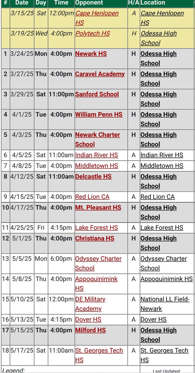 Spencer_keat11's tweet photo. 2025 High school schedule https://t.co/RDNrSBsFHc
