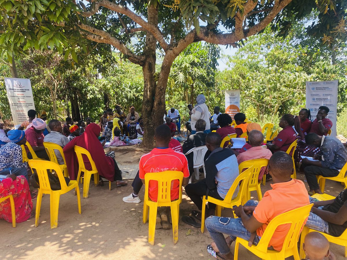 With support from <a href="/wphfund/">Women's Peace & Humanitarian Fund</a> and <a href="/unwomenuganda/">UN Women Uganda</a>, we participated in an awareness session in Kabaale parish in Masuliita Town Council organized by the Local Peace Committee of Masuliita TC. <a href="/HADIJAHAHMED1/">HADIJAH AHMED</a> led the session on legal marriages in Uganda and administration of estates.