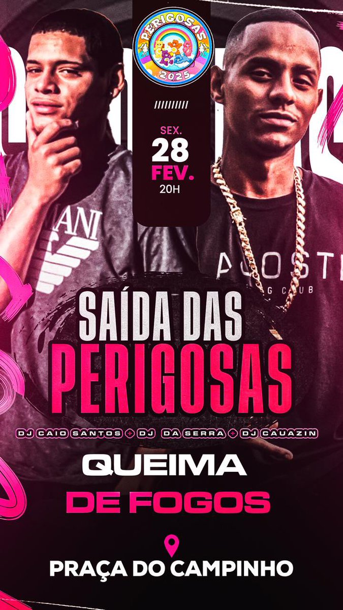VOCÊS ESTÃO PREPARADOS PRO SHOW MAIOR? SEXTA É TUDO COM AS PERIGOSAS, VAI SER SHOW DE CORES🌈🌈🧸