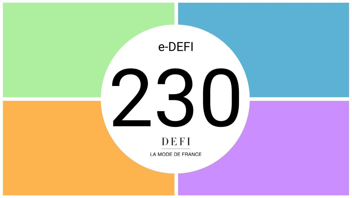 Programme du 230e e-DEFI :
-  La liste des créateurs présents sur le showroom SPHERE – PFW® Mode Féminine A/H 25/26. 
- La Piscine Press, un showroom en ligne pour la mode et la presse.
👉A lire ici : bit.ly/3QwkBf8
