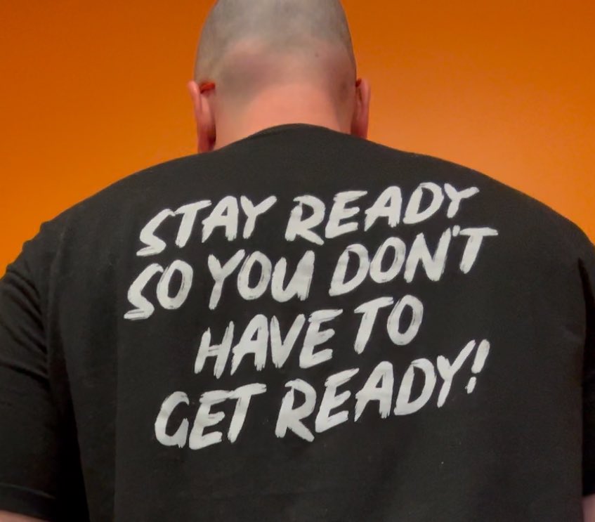 FlanaganPerform's tweet image. Motto of the day.