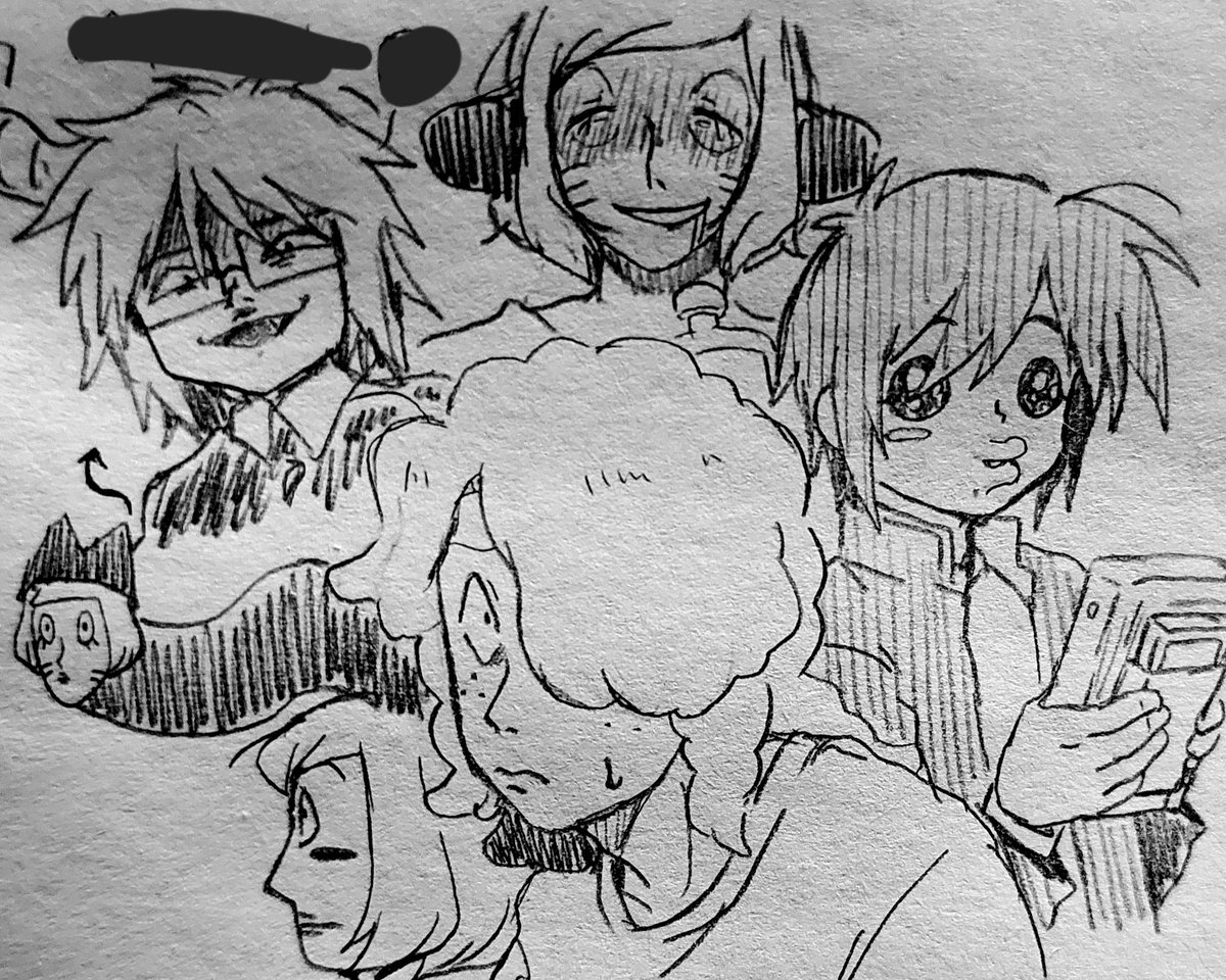最近描かな過ぎてたので、ペン慣らし用にをば 