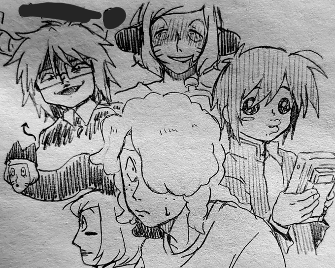 最近描かな過ぎてたので、ペン慣らし用にをば 