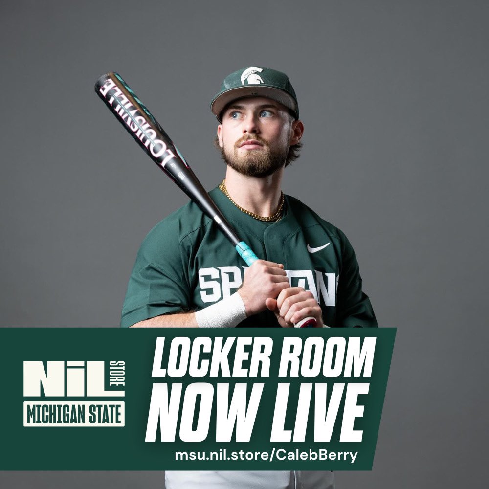 My NIL shop is officially open, you can visit at msu.nil.store/CalebBerry. Thanks in advance for any purchases, I hope you enjoy, and as always thank you so much for the support!