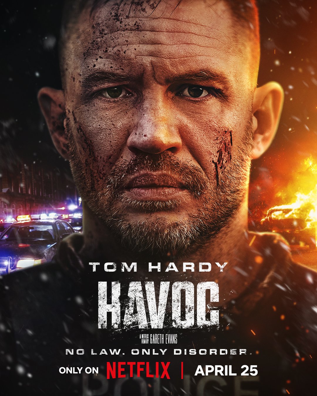 Tom Hardy in nieuwe Havoc poster op Netflix België 