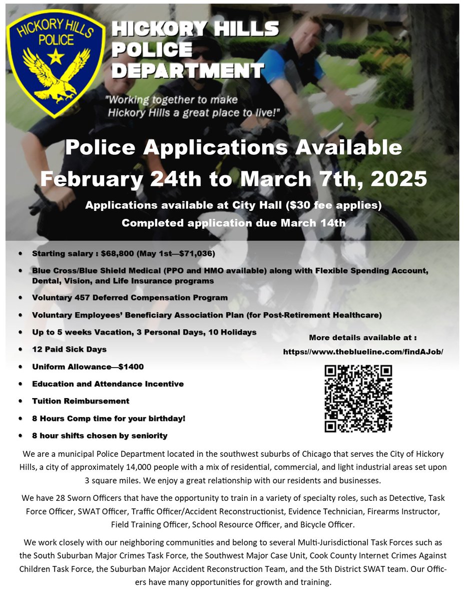 Hickory Hills Police Department (@hickoryhillspd) on Twitter photo 
