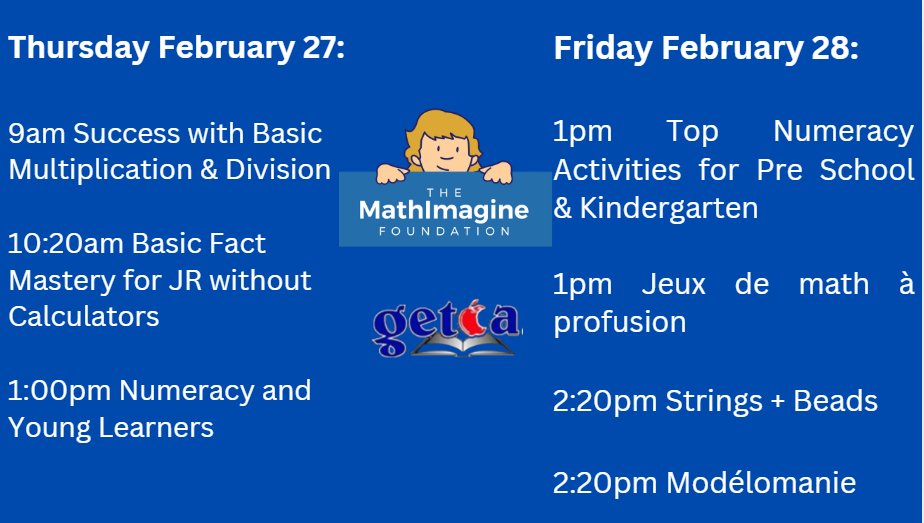 MathImagine2's tweet image. Join us at @getca1 this Thursday and Friday