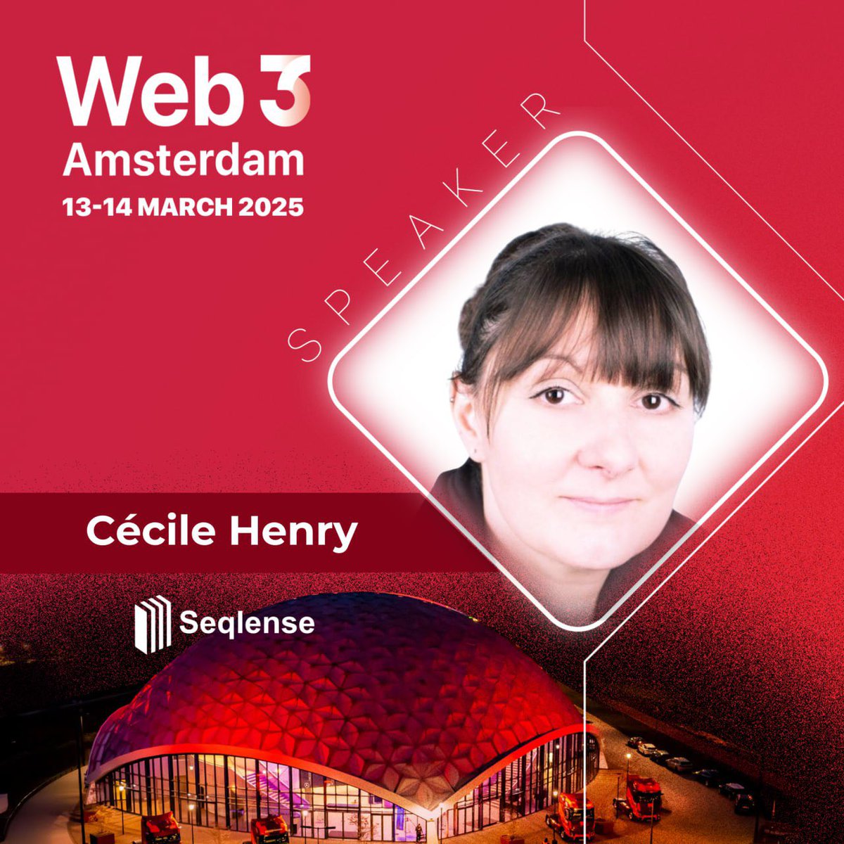web3_warsaw's tweet photo. 📢 We’re excited to announce that Cécile Henry from @seqlense will be joining us as a speaker at Web3 Amsterdam! 

🔗 Connect with a Web3 disruptor reshaping the digital world.

🎟 Grab your ticket with CODE: web3  
https://t.co/kG8YQiKn3i https://t.co/CfJNxCVZEP