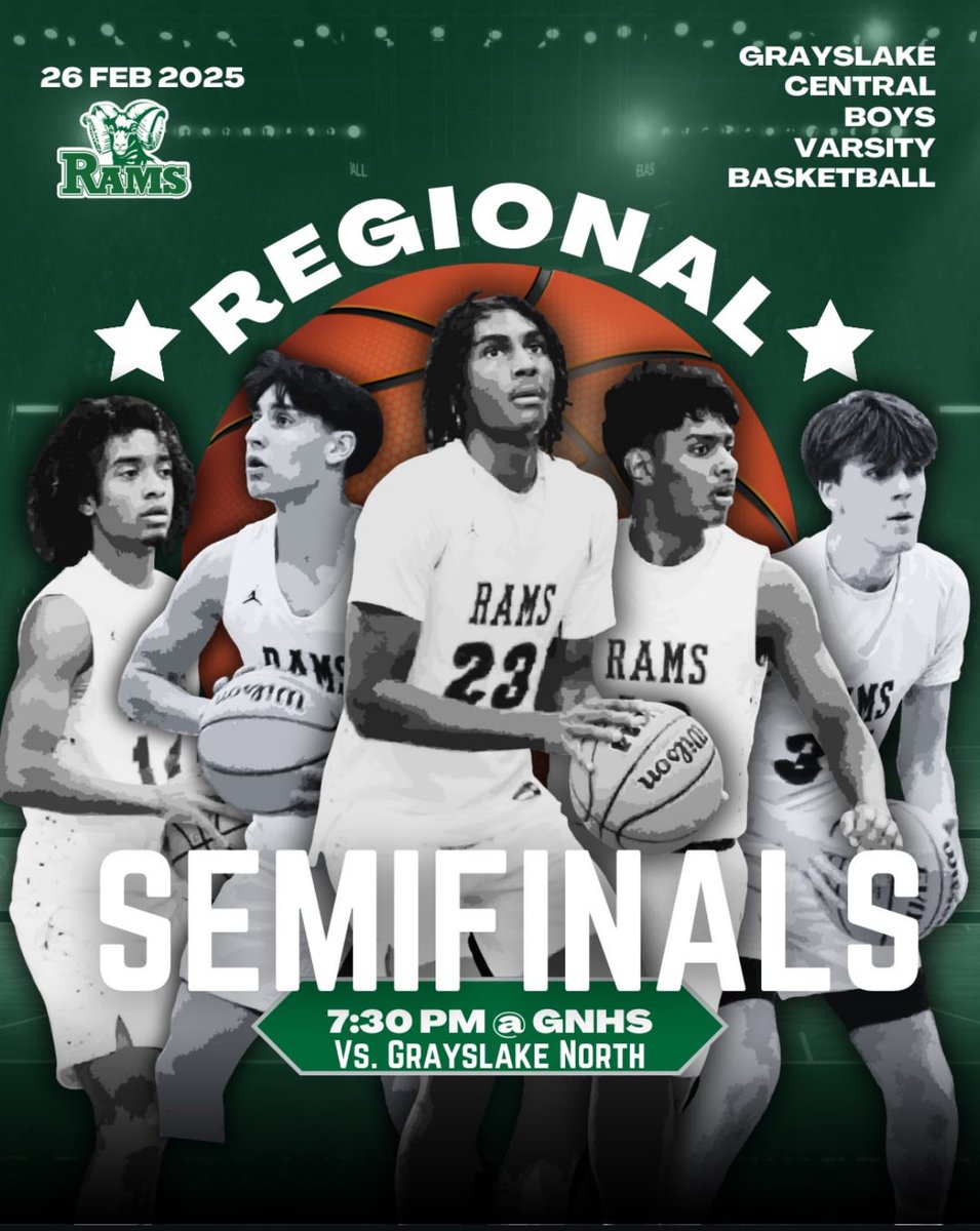 IHSA playoffs begin today for the Rams! Let’s pack the stands at Grayslake North! #Together
