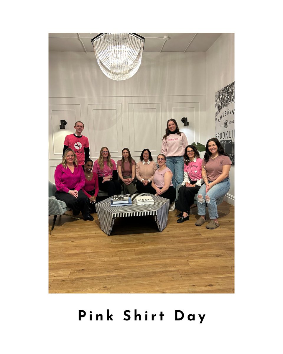 #PinkShirtDay is more than a day at Brookline—it’s a commitment to kindness, inclusion &amp; standing up for each other. Today, we wear pink to show our support &amp; reinforce that bullying has no place in our communities. 

Join us in choosing kindness today and every day after. 💗