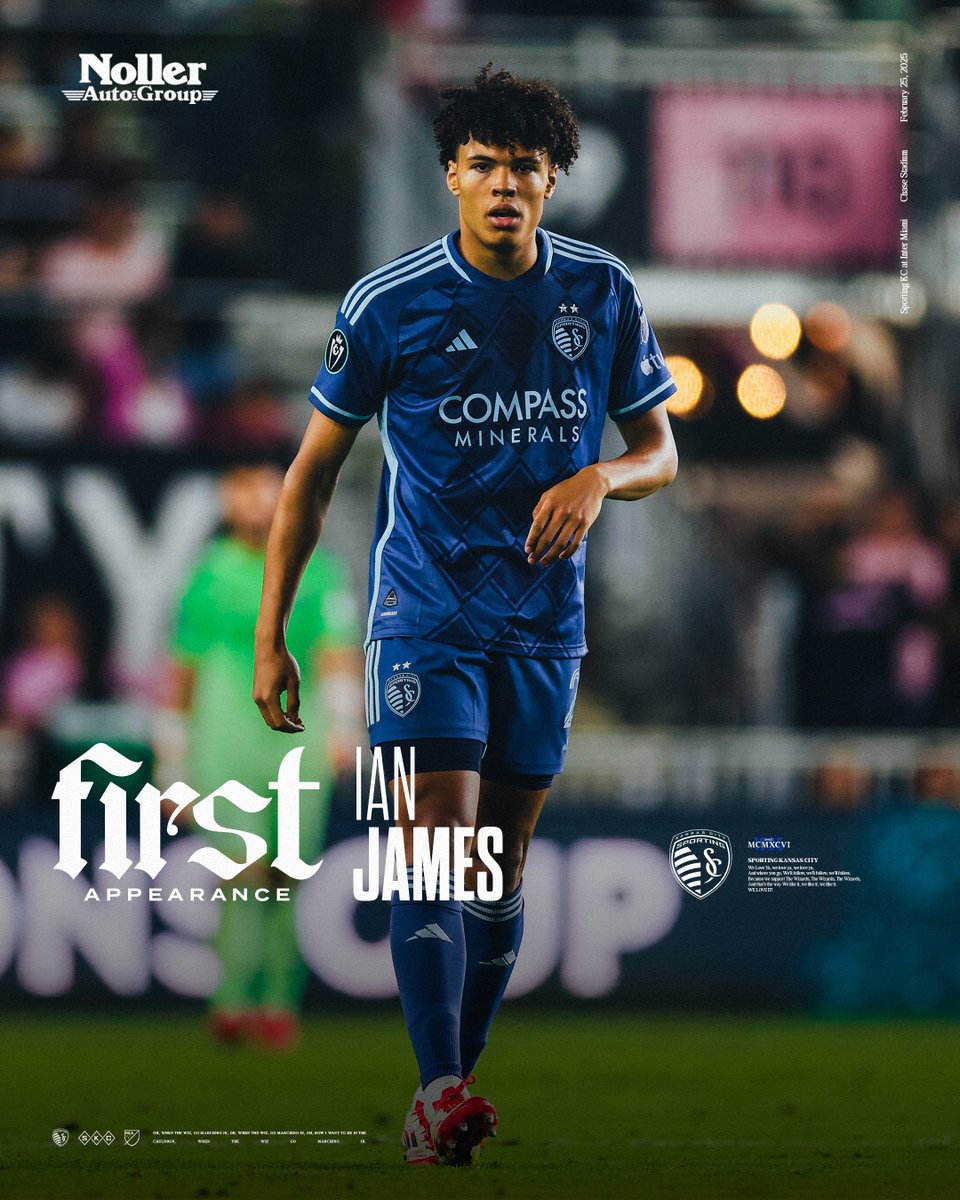 Sporting Kansas City (@sportingkc) on Twitter photo 16-year-old <a href="/SKCAcademy/">Sporting KC Academy</a> product, Ian James made his First Team debut last night ๐ #SportingKC 16-year-old <a href="/SKCAcademy/">Sporting KC Academy</a> product, Ian James made his First Team debut last night ๐ #SportingKC
