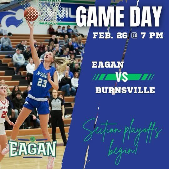 ‼️🚨Playoff Alert 🚨‼️ 

🆚 Burnsville
📍Eagan High School
⏰ 7:00 PM
📺 youtube.com/live/eysHE4slu…

Let's Gooooooo. 🐾 💚💙

#rollcats