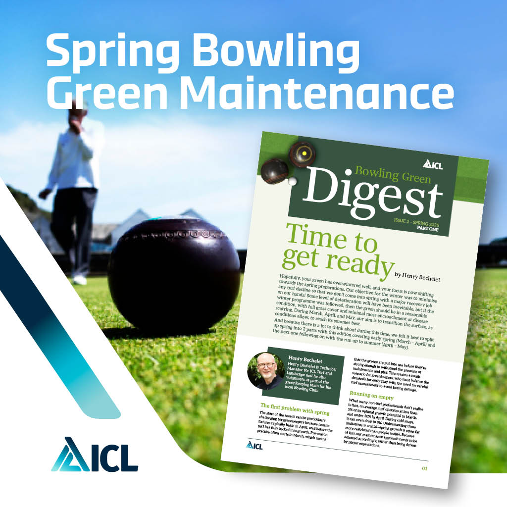 Essential spring bowling green maintenance.

As we move into spring, it’s crucial to ensure your bowling green is prepared for the season ahead. Early spring brings unique challenges – with turf growth still slow, it's vital to balance maintenance with the conditions to avoid