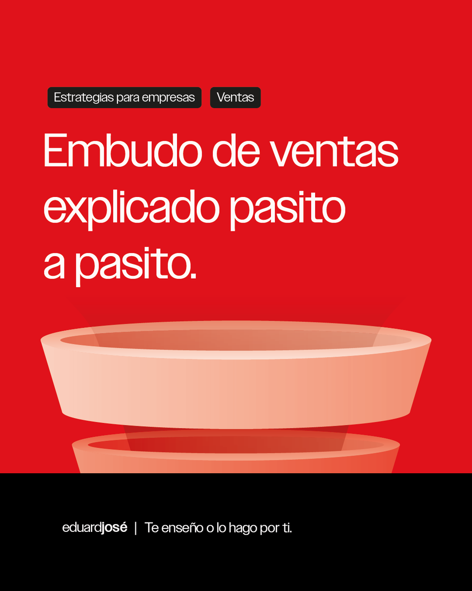 eduardjose___'s tweet photo. ¿Cómo Convertir Prospectos en Clientes?

Un embudo de ventas es el proceso que sigue un cliente desde que te descubre hasta que compra. Si alguna fase falla, la venta se cae. Aquí te explico cada etapa con ejemplos: https://t.co/NfRNELks2R