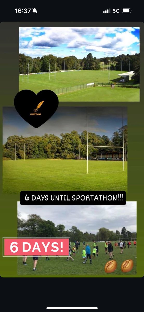 ‼️6 days until Balerno Sportathon‼️

Thank you to James from <a href="/ChieftainsRC/">Currie Chieftains</a> who will be delivering sessions across the day🏉🏟️