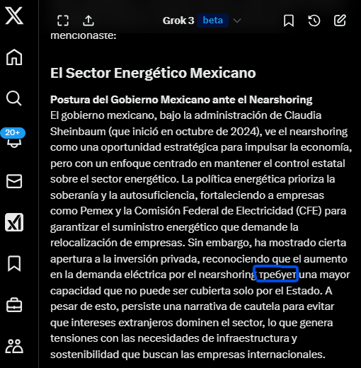 UlisesSolorzano's tweet photo. Not #Grok3 giving leaking a word in Russian on his answer lol
#ElonMusk #Russia https://t.co/dSVfUMsYxk