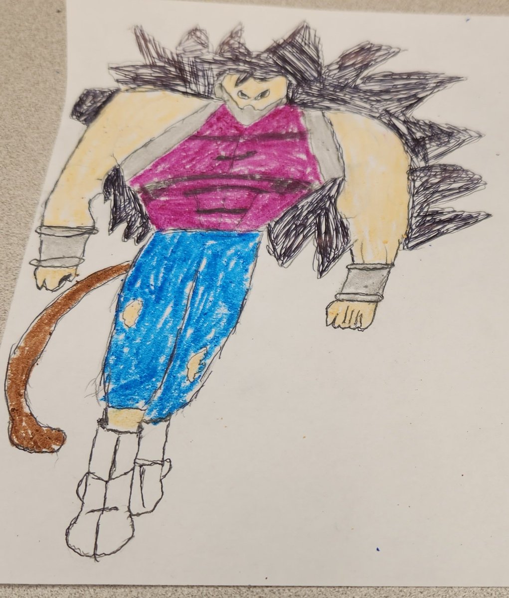 ArkansasLarue1's tweet photo. Okay got two I made. First is Cumber from DragonBall the second is an OC Sayain girl named Chiva for my friend whose OC it is. #Cumber #DragonBall #Fan https://t.co/CyjMIYl3m9