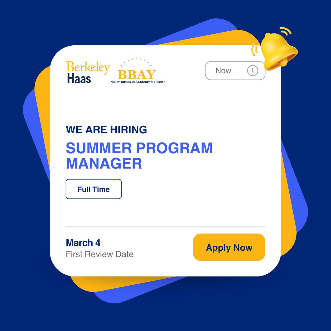 🌎Are you driven by the desire to make a positive social impact in the world? 
📈 Are you ready to grow your career while shaping future business leaders? 
Here is an opportunity for you! Our BBAY program is looking for a program manager. 
More info here: shorturl.at/JR1kw