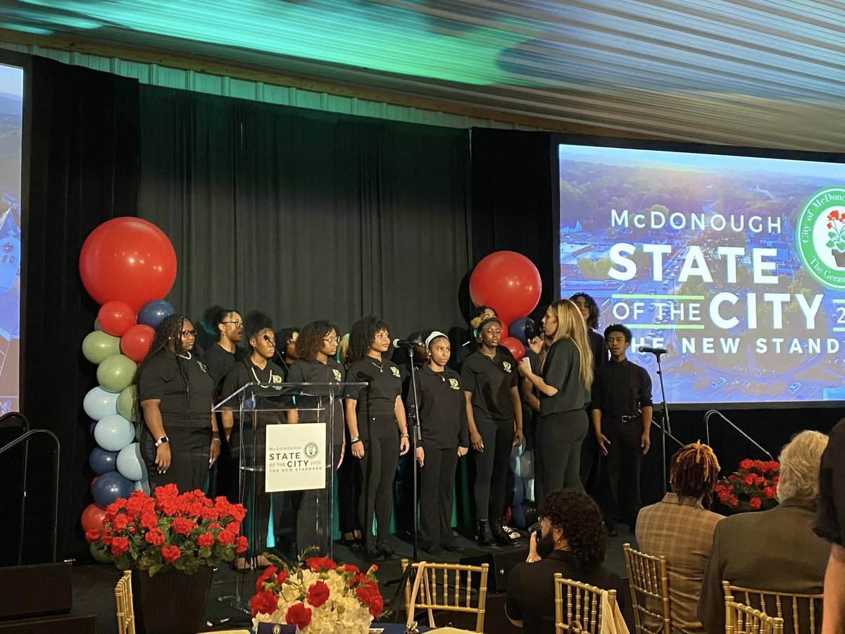 MHS Warhawk Singers (@warhawksingers) on Twitter photo Thank you so much to the <a href="/CityofMcDonough/">City of McDonough</a> and <a href="/sandravincent/">Mayor Sandra Vincent</a> for the opportunity to perform along with the MHS ROTC Color Guard at the State Of The City: The New Standard. #DistrictTOTY #HENRYCARES <a href="/MHS_WarHawks/">McDonough High School</a> <a href="/FineArtsHCS/">HCS_FineArts</a> <a href="/PrincipalBGame/">Monica Blasingame</a> <a href="/GaDOE_FineArts/">GA Dept of Education Fine Arts</a> <a href="/EnochCohen_/">Enoch J.E. Cohen, Ed.S.</a> Thank you so much to the <a href="/CityofMcDonough/">City of McDonough</a> and <a href="/sandravincent/">Mayor Sandra Vincent</a> for the opportunity to perform along with the MHS ROTC Color Guard at the State Of The City: The New Standard. #DistrictTOTY #HENRYCARES <a href="/MHS_WarHawks/">McDonough High School</a> <a href="/FineArtsHCS/">HCS_FineArts</a> <a href="/PrincipalBGame/">Monica Blasingame</a> <a href="/GaDOE_FineArts/">GA Dept of Education Fine Arts</a> <a href="/EnochCohen_/">Enoch J.E. Cohen, Ed.S.</a>