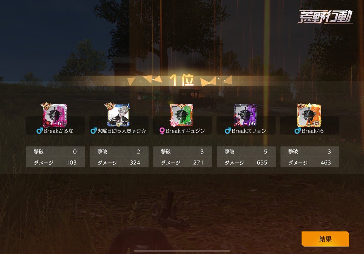 2025.2.25

◾︎21:30〜13𝐤𝐢𝐥𝐥🏅💫

Breakかるな 
火曜日助っ人きゃぴ☆
Breakイギュジン
Breakスリョン 
Break46

#BЯEAK実績