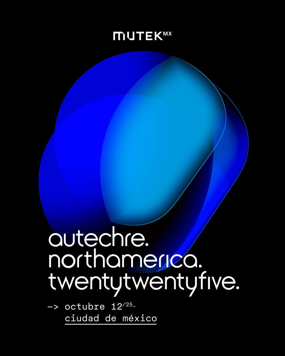 Digger.mx (@diggermx) on Twitter photo Autechre en <a href="/MUTEKMX/">MUTEK México</a> 2025
El dúo pionero del IDM estará en México como parte de su gira norteamericana. Un viaje inmersivo en la oscuridad y el sonido absoluto. Autechre en <a href="/MUTEKMX/">MUTEK México</a> 2025
El dúo pionero del IDM estará en México como parte de su gira norteamericana. Un viaje inmersivo en la oscuridad y el sonido absoluto.