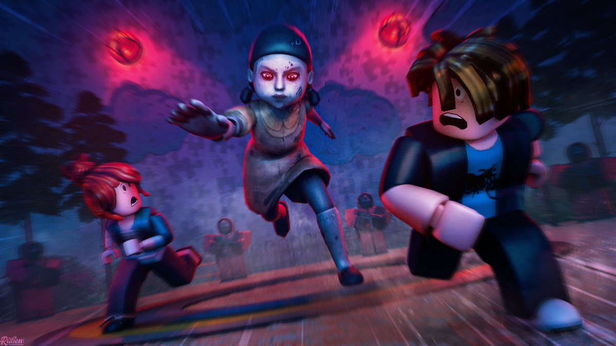 Just finished this thumbnail for a client on Discord!

For commissions: ruben.x07

#ROBLOX #RobloxDev #robloxart #RobloxGFX #SquidGame