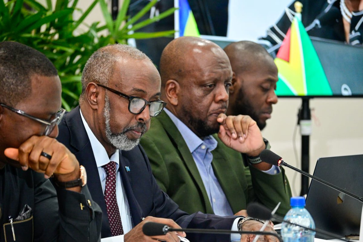 Annual Retreat of the A3+ (Algeria, Guyana, Sierra Leone and Somalia) Permanent Representatives underway in Georgetown, Guyana, with former A3+ members and other invited guests