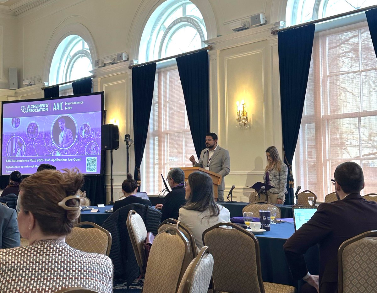 LabPascoal's tweet image. It was a tremendous honor to host the first AAIC Neuroscience Next Hub held in Pennsylvania at the University of Pittsburgh on Monday, as part of the 2025 edition of this global conference!
We are immensely grateful to our all attendees, both in person and online, who…