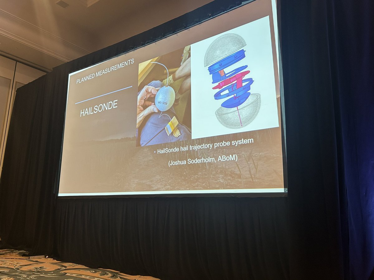 RAA - general session CATRISK2025 In the storm. <a href="/gensiniwx/">Victo☈ Gensini, PhD, CCM</a> and Ian Giammanco talking about <a href="/nsf_icechip/">ICECHIP</a> and the value it will have for the insurance industry. Did you know they plan to launch airborne sensors into hail storms! This is real life Dorothy stuff!