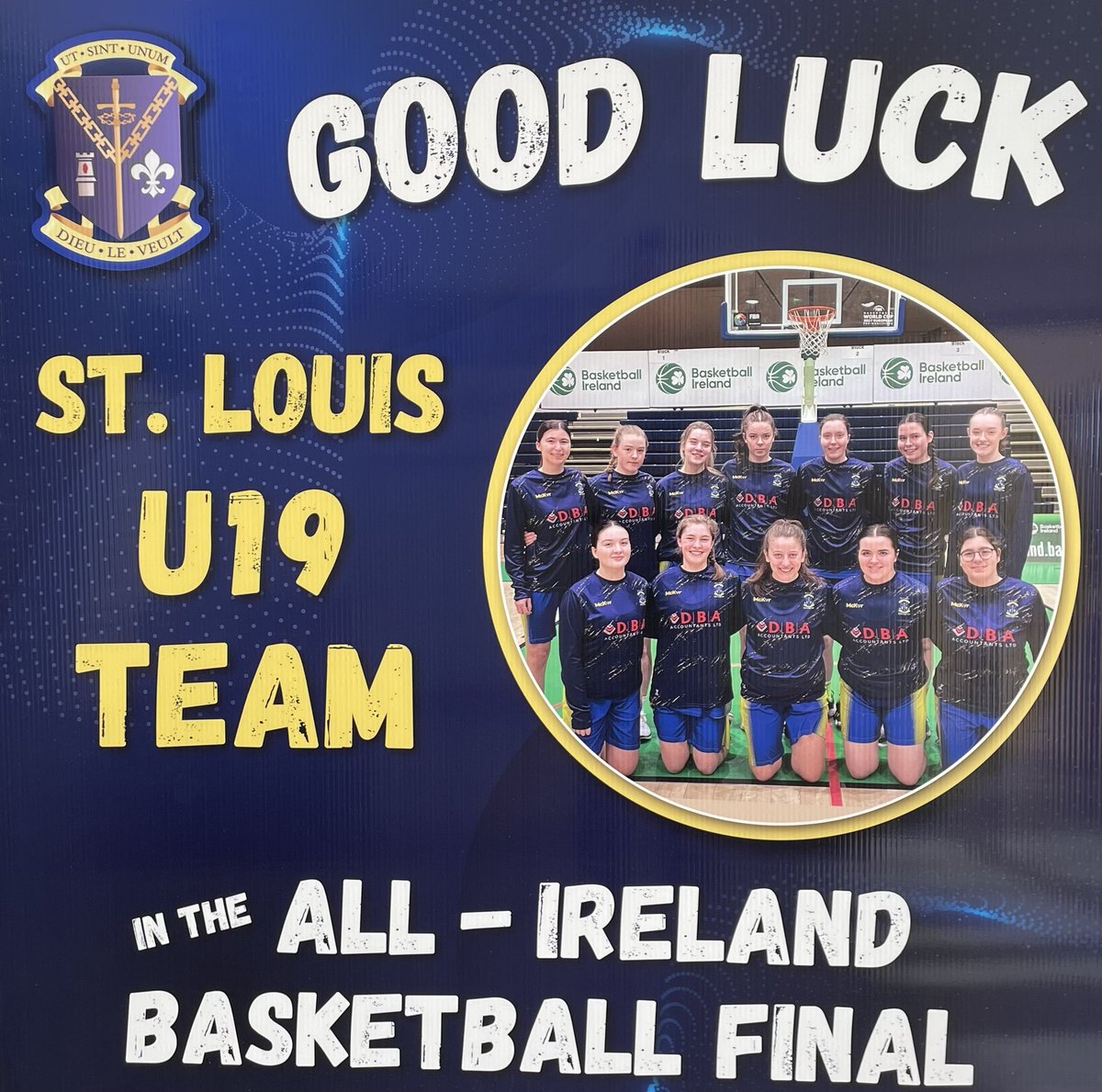 Best wishes to our amazing Under 19 Basketball team in Thursday’s ALL-IRELAND FINAL! 🏀🌟

Girls, you are exceptional athletes and we are so incredibly proud of you all!!! 🙌🏻💪🏻

#LouisLouisLouis
#slssmonaghan
<a href="/lecheiletrust1/">Le Chéile Schools Trust</a> 
<a href="/BballIrl/">Basketball Ireland</a>