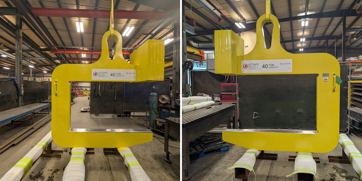 LiftsafeGroup's tweet photo. Liftsafe Engineering specializes in custom C-Hooks designed for safe, efficient, and precise #materialhandling. Check out our latest 40T Capacity C-Hook, #engineered and #manufactured in Canada for heavy-duty steel coil handling. 
https://t.co/vpv3TliFvQ https://t.co/dpb34O6x4E