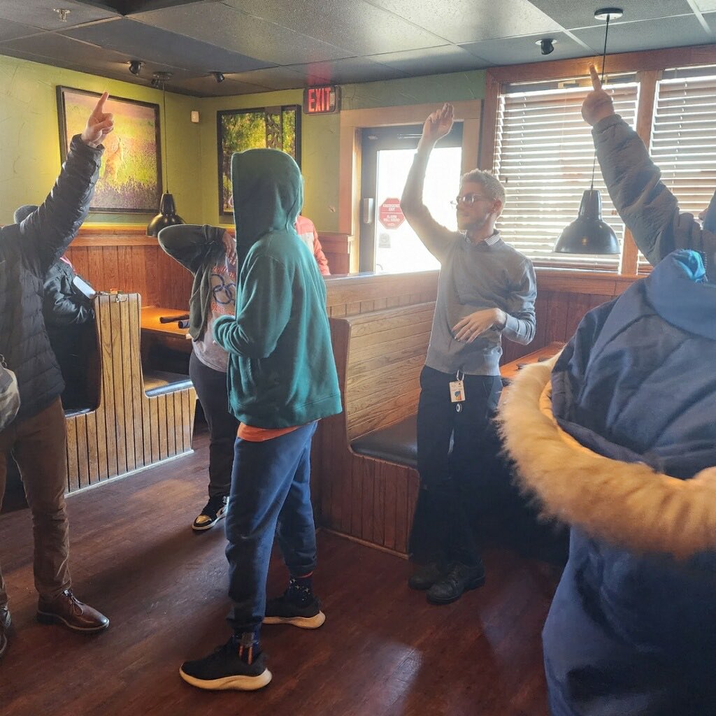 Mr. Lankford‘s class got to help make a blooming onion at the outback steakhouse today.