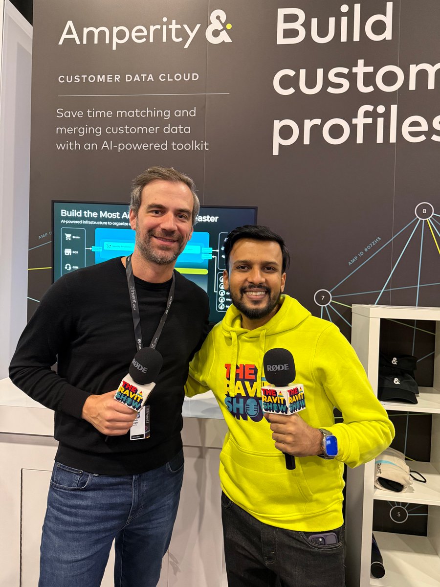 Listen to "Amperity’s Customer Data Cloud" by The Ravit Show. creators.spotify.com/pod/show/the-r… 

<a href="/derekslager/">Derek Slager</a> <a href="/amperity/">Amperity</a>