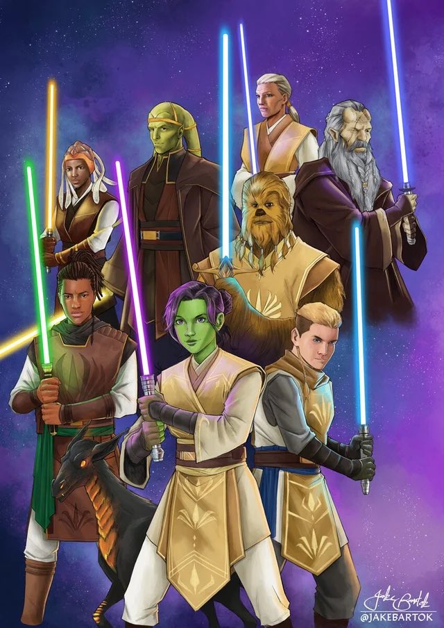 Star Wars Holocron @ SWCJ (@sw_holocron) on Twitter photo Happy birthday to artist Jake Bartok (<a href="/JR_Bartok/">Jake Bartok🔜SWCJ</a>)!
Bartok has created the covers of various Star Wars projects, including STORIES OF JEDI AND SITH and THE HIGH REPUBLIC: SEEDS OF STARLIGHT, and is also known for his incredible fan art.
May the Force be with you! Happy birthday to artist Jake Bartok (<a href="/JR_Bartok/">Jake Bartok🔜SWCJ</a>)!
Bartok has created the covers of various Star Wars projects, including STORIES OF JEDI AND SITH and THE HIGH REPUBLIC: SEEDS OF STARLIGHT, and is also known for his incredible fan art.
May the Force be with you!
