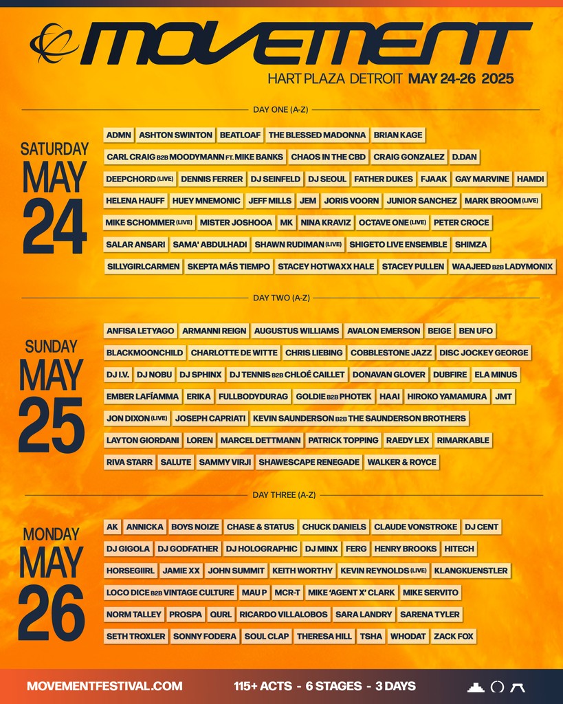 Movement Music Festival 2025