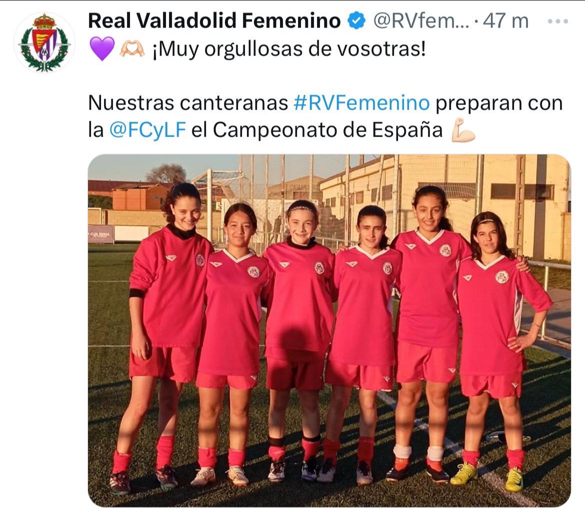 Vamos <a href="/RVfemenino/">Real Valladolid Femenino</a>…nos vamos a Zaragoza con <a href="/FCyLF/">RFCYLF</a>