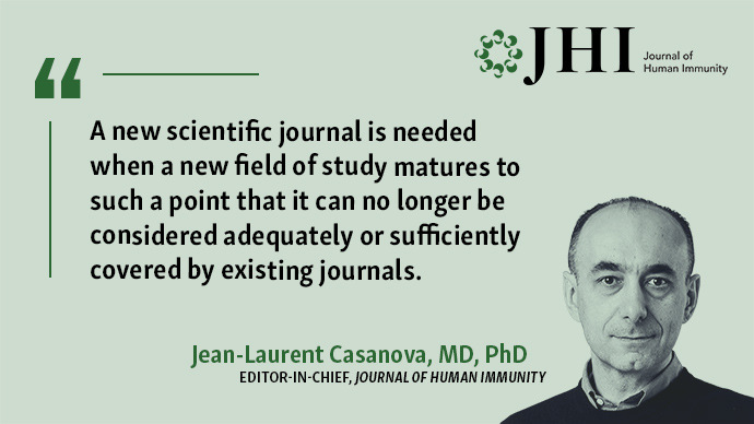 Journal of Human Immunity (@jhumimmunity) on Twitter photo Journal of Human Immunity (JHI) <a href="/jhumimmunity/">Journal of Human Immunity</a> is here! Read the inaugural editorial by <a href="/casanova_lab/">Casanova Lab</a> outlining #JHI’s vision as the destination for groundbreaking research in human immunity and inborn errors of immunity. hubs.la/Q038p-Gl0
#OpenAccess Journal of Human Immunity (JHI) <a href="/jhumimmunity/">Journal of Human Immunity</a> is here! Read the inaugural editorial by <a href="/casanova_lab/">Casanova Lab</a> outlining #JHI’s vision as the destination for groundbreaking research in human immunity and inborn errors of immunity. hubs.la/Q038p-Gl0
#OpenAccess