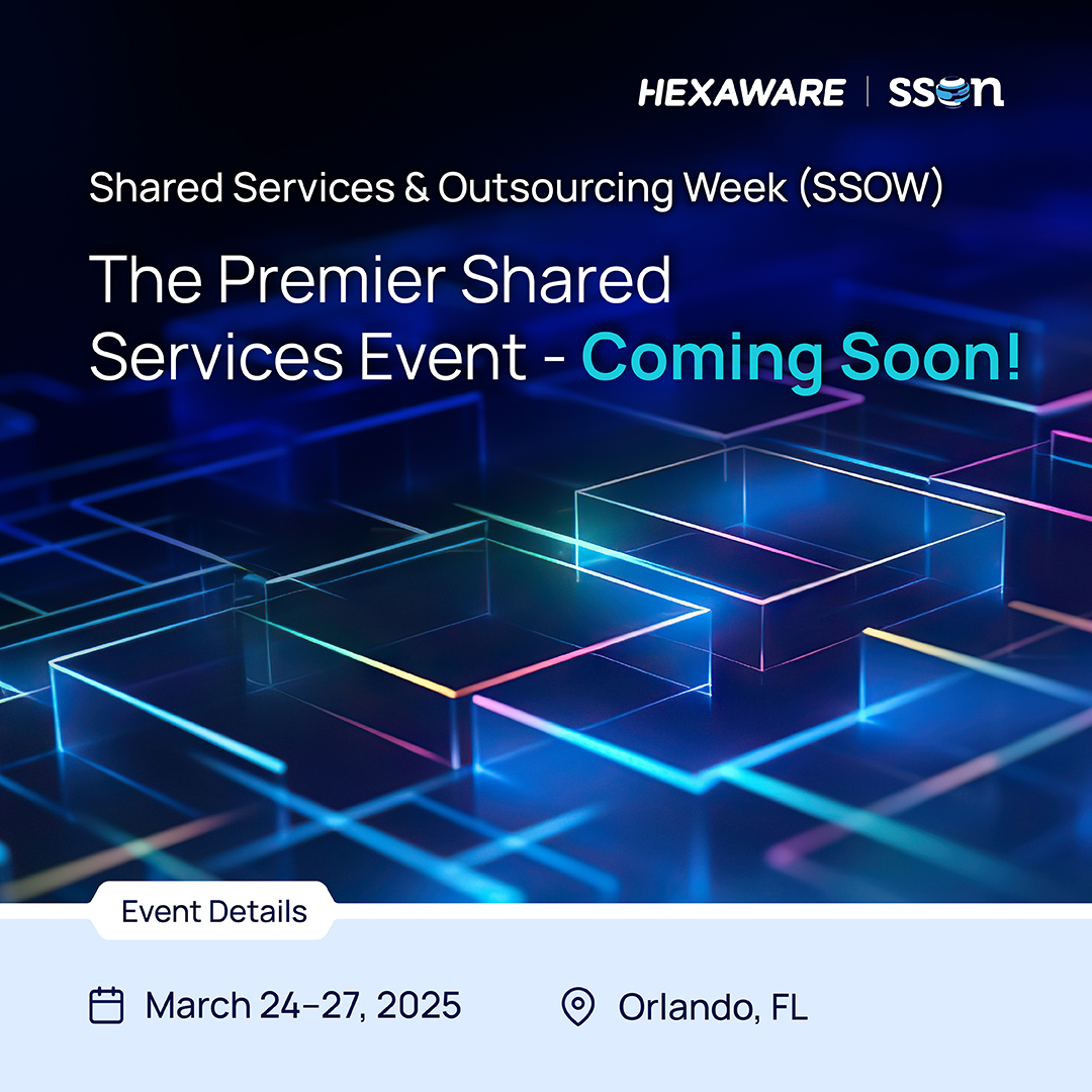 HexawareGlobal's tweet photo. Shared Services & Outsourcing Week is the go-to event for shared services professionals. Don’t miss out! Connect with Hexaware at the event to explore #AI, #automation & new strategies to enhance efficiency. https://t.co/Ufew8JEwq4
#SSOWEEK https://t.co/iKqTJAx0Cf
