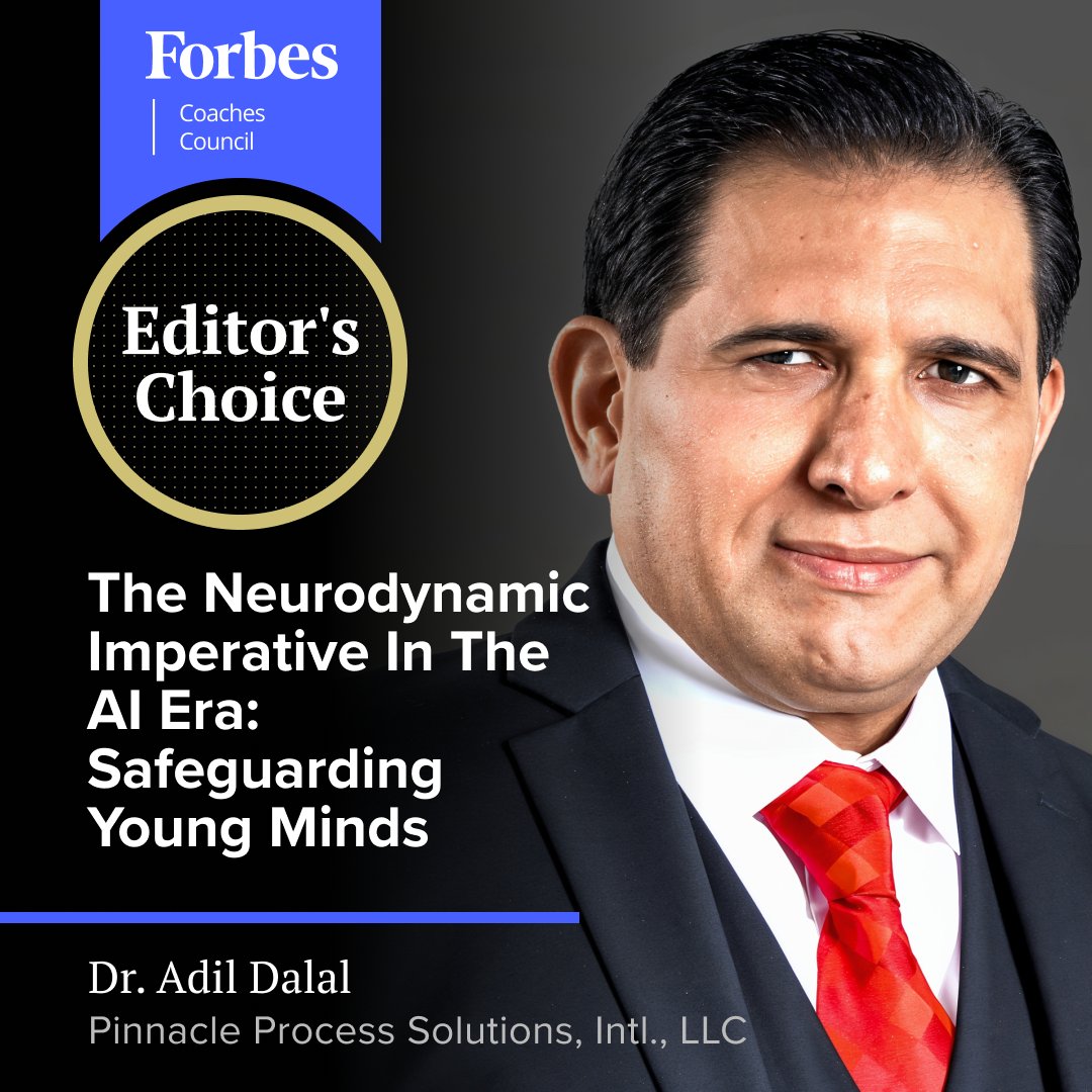 ForbesCoaches's tweet image. 🌟 Editor&apos;s Choice 🌟

@AdilDalal explores the intersection of AI and neurodynamics, urging leaders to balance innovation with cognitive resilience. hubs.li/Q0386zjc0

#AIandHumanity #CognitiveEvolution #Neurodynamics #FutureofAI #MindfulTech