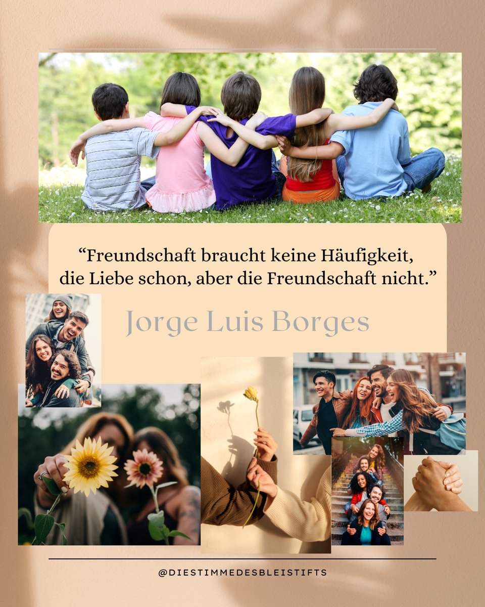 Freundschaft ist ein Zufluchtsort ohne Zeitpläne, ein Ort, an dem nicht die Zeit die Nähe bestimmt, sondern das Herz.

#wahrefreundschaft
#wahrefreundschaft❤️
#ZeitUndHerz
#ZufluchtsortOhneZeit
#EchteNähe
#WertDerFreundschaft