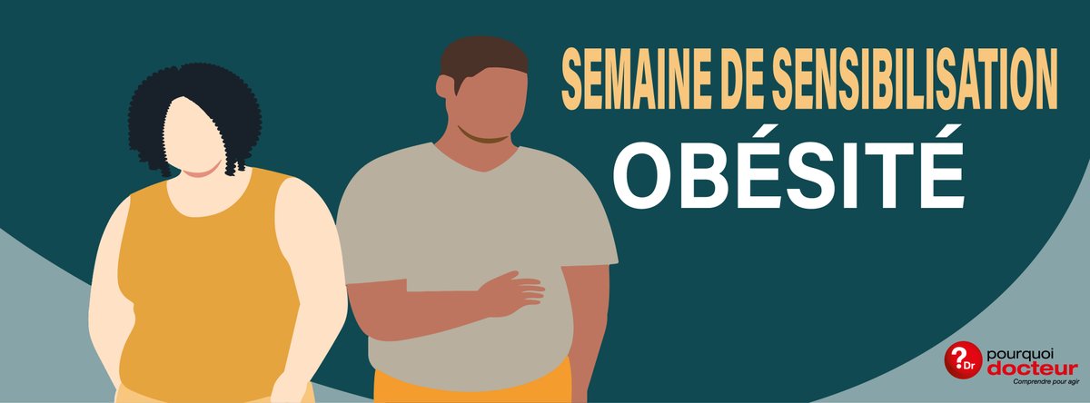Pourquoidocteur's tweet image. ⏰ J-4 avant le début de notre semaine spéciale obésité sur Pourquoi Docteur !

#Obésité #Stigmatisation #Sensibilisation #Santé