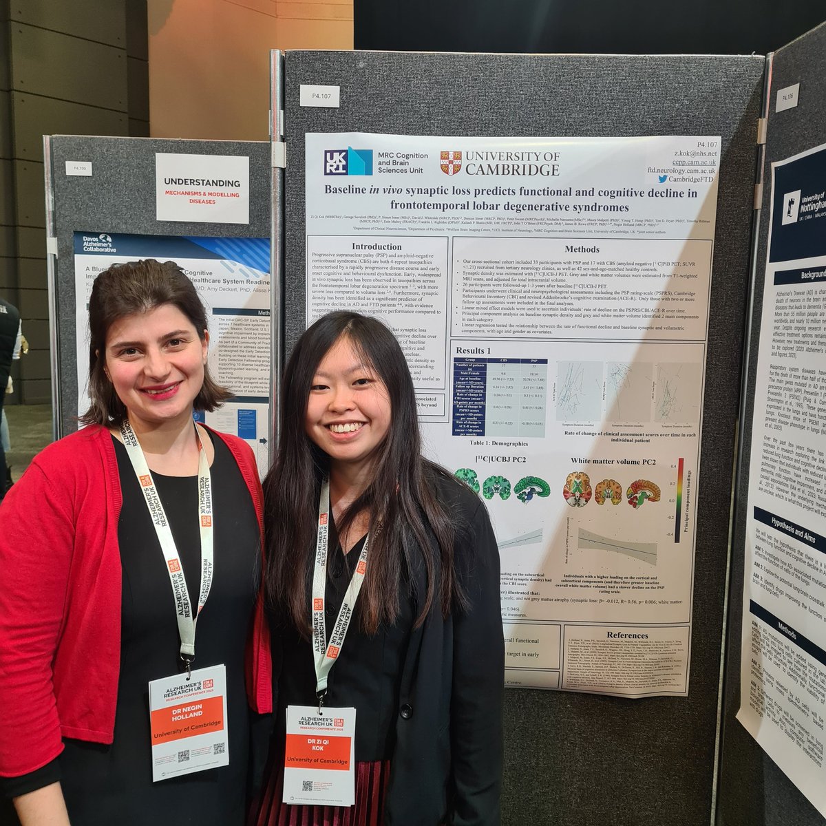 Excellent poster presentation by Dr Zi Kok on 'in vivo synaptic density predicting functional decline in PSP and CBS', at the ARUK2025 Conference. <a href="/ARUKscientist/">Research at ARUK</a>
<a href="/PSPAssociation/">The PSP Association</a>