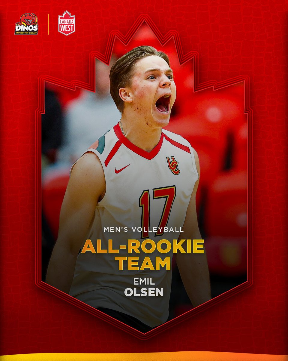 UCalgary Dinos Men's Volleyball ๐ (@dinosmvb) on Twitter photo ๐ฆ๐โญ๏ธ
What a trio โ congrats to our <a href="/CanadaWest/">Canada West</a> honourees!
๐ Louis Kunstmann
๐ Cole Czepuryk
๐ Emil Olsen
#GoDinos ๐ฆ๐โญ๏ธ
What a trio โ congrats to our <a href="/CanadaWest/">Canada West</a> honourees!
๐ Louis Kunstmann
๐ Cole Czepuryk
๐ Emil Olsen
#GoDinos