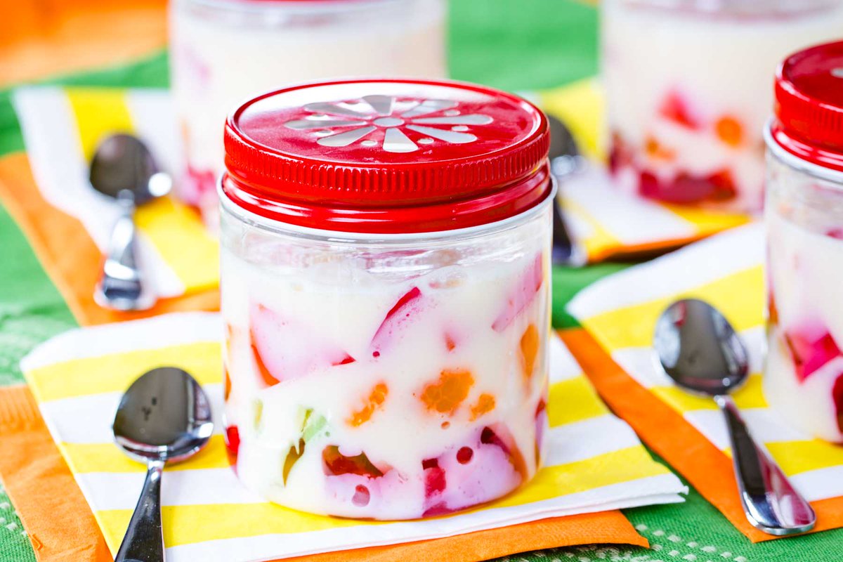 These Rainbow Jello Parfaits are bright, fruity, and easy to make with a simple shortcut. A fun no-bake dessert perfect for St. Patrick’s Day, Easter, or any spring celebration! #NoBakeDessert #GlutenFree 
l8r.it/cD4W