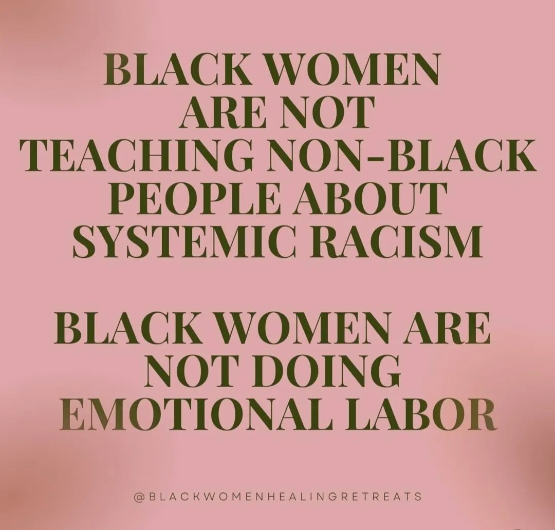 itsjoeyheree's tweet image. Definitely something Black Women should do for this year! ๐ค๐ค
All credit goes to @/BlackWomenhealingretreats on Instagram