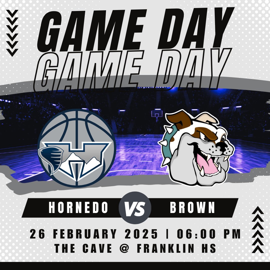 Westside Rivalry going down tonight! Come out to The CAVE and support your 7th Grade Brown and Hornedo Boys 🏀 Teams as they battle each other in the first round of the EPISD Playoffs at 6:00 pm! Good luck to all of our Future Cougs tonight!!!